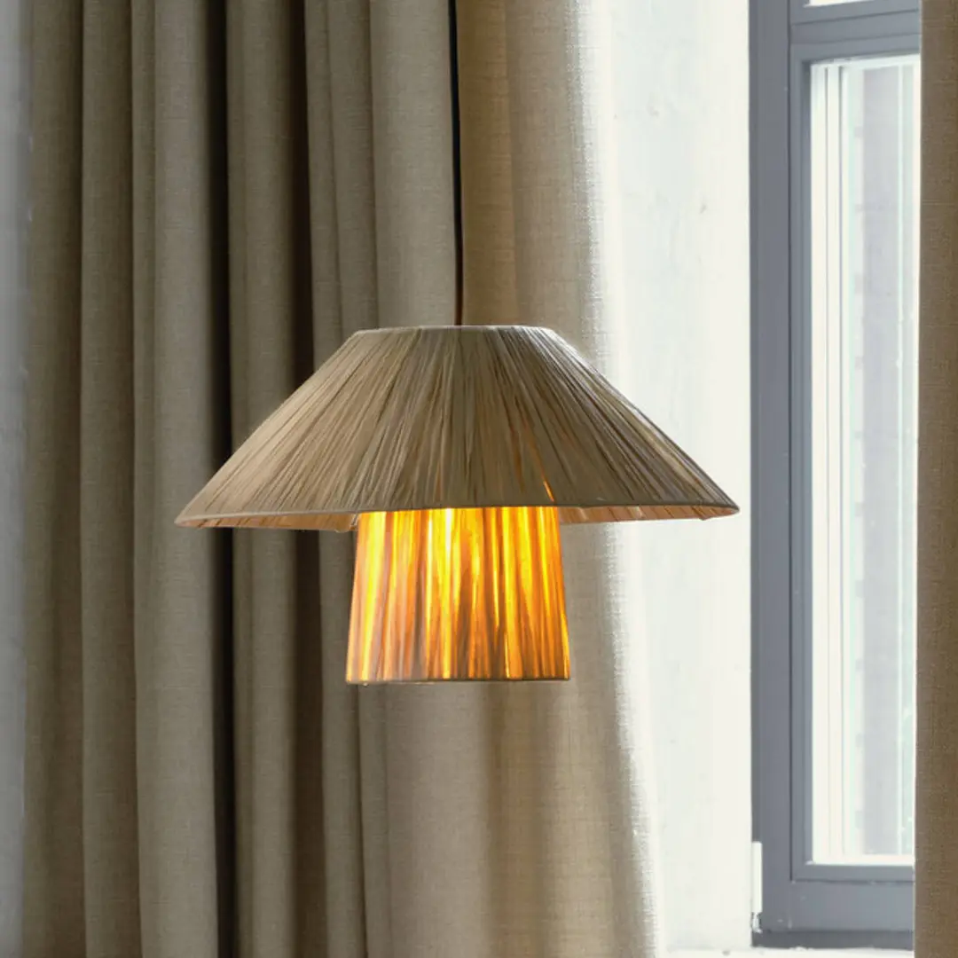 OSRAM Hängelampe Decor Bamboo Paper Hut Ø 40 cm, Bambus, E27