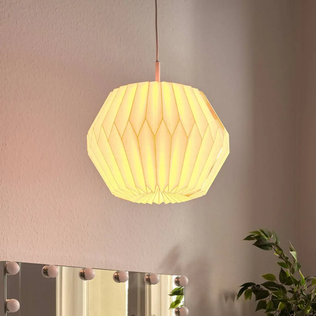 OSRAM Hängeleuchte Decor Paper Gem, weiß, Papier, E27