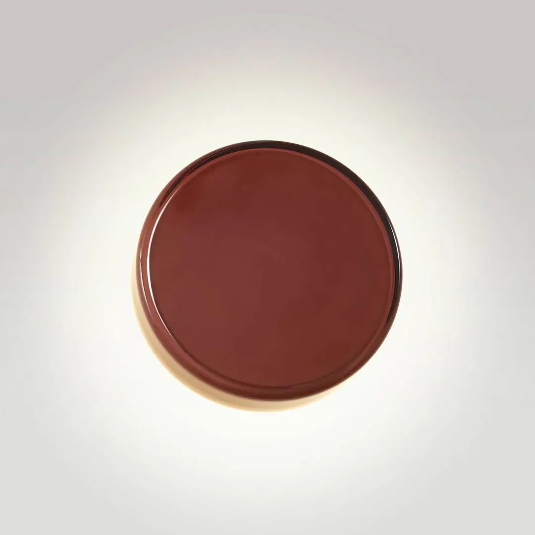 MARSET LED-Wandlampe Caramel, braun, Ø 22 cm, TRIAC, Glas