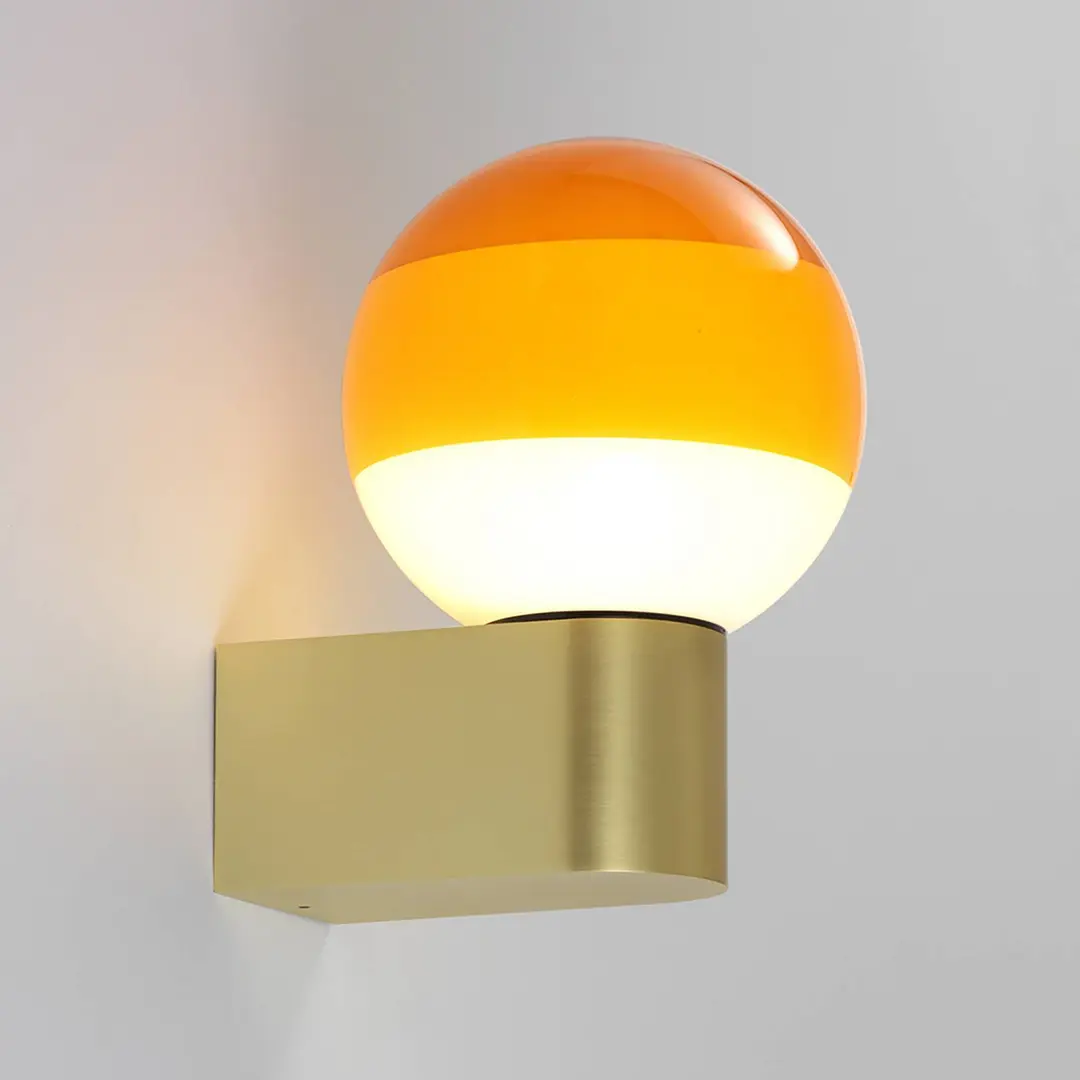 MARSET LED-Wandlampe Dipping Light A1, orange/gold