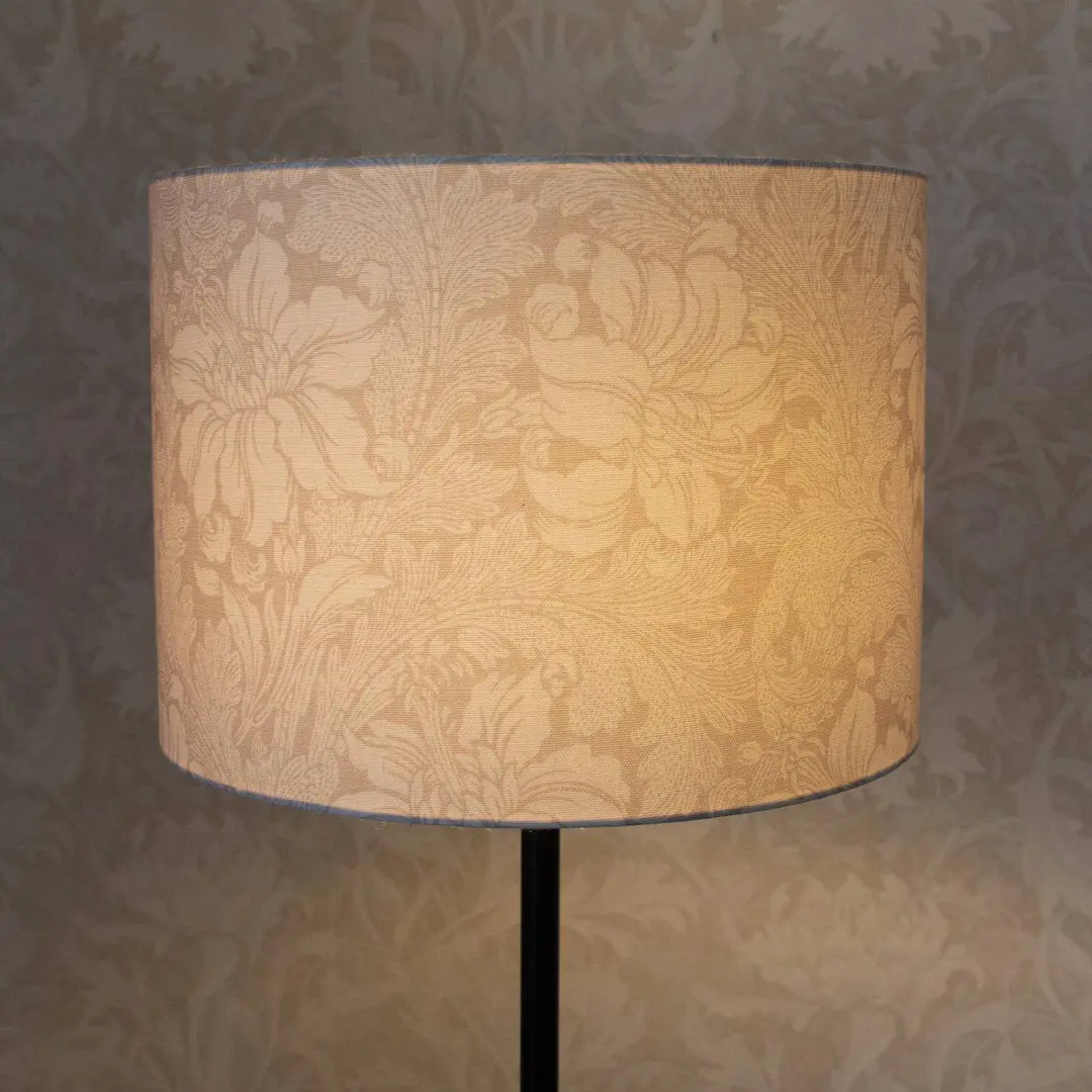 PR Home Stehleuchte Amy, beige/schwarz, Höhe 150 cm, Textil, E27