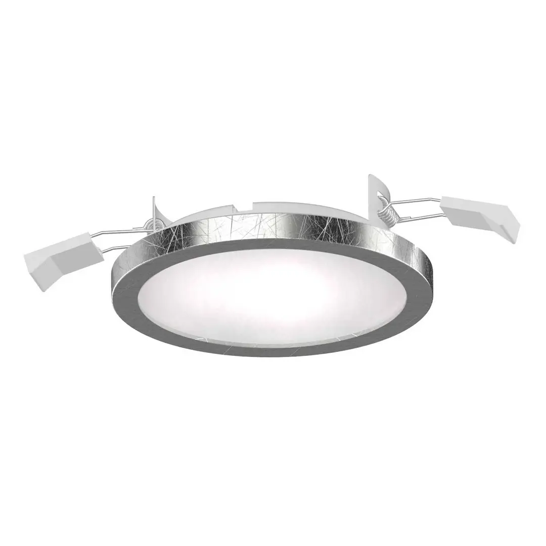 LIGHTME LED-Einbauspot Aqua Pur Ø11,2cm silber