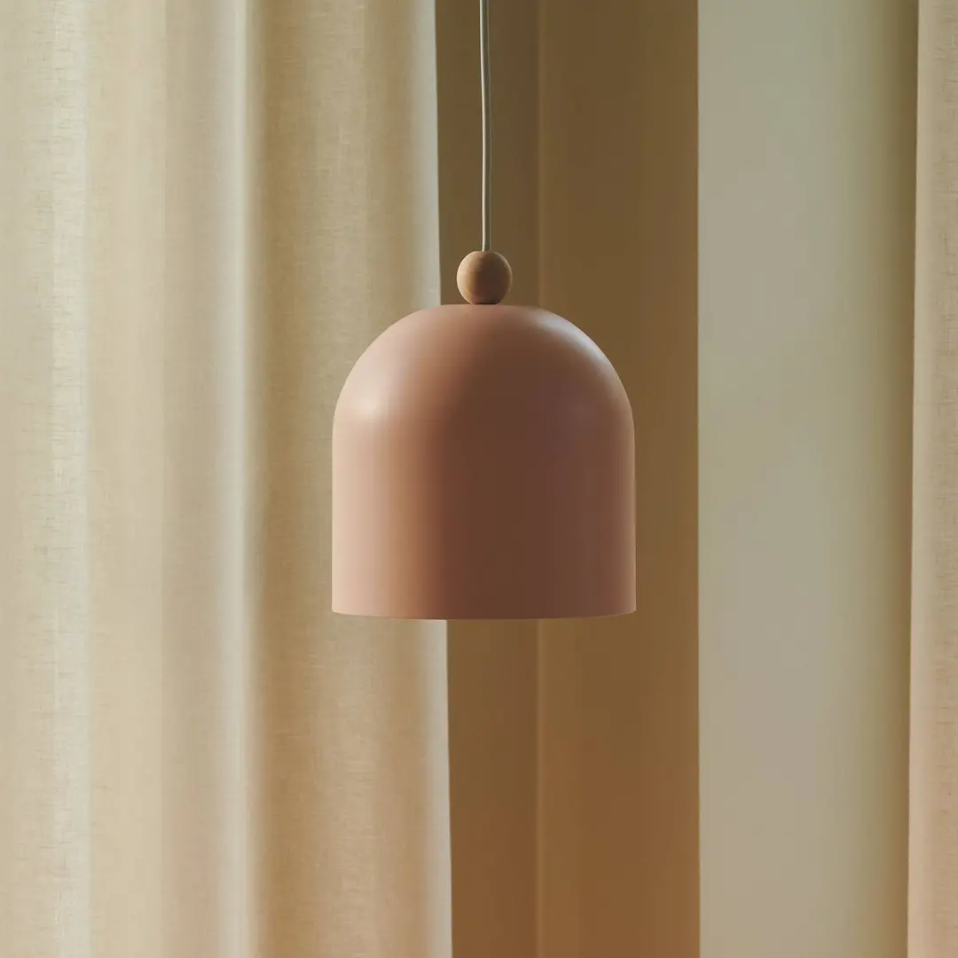 Nordlux Hängeleuchte Gaston, Lampenschirm Metall, rosé