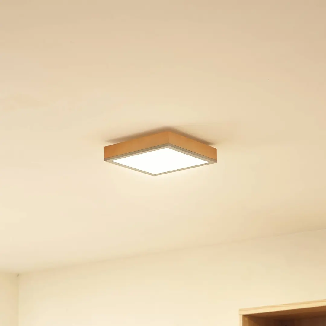 Lindby Laviona LED-Deckenlampe, quadratisch, 30 cm