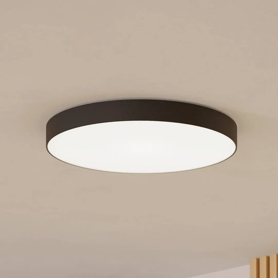 EGLO connect Smart-LED-Deckenlampe Gallizzi-Z, schwarz,Ø69cm
