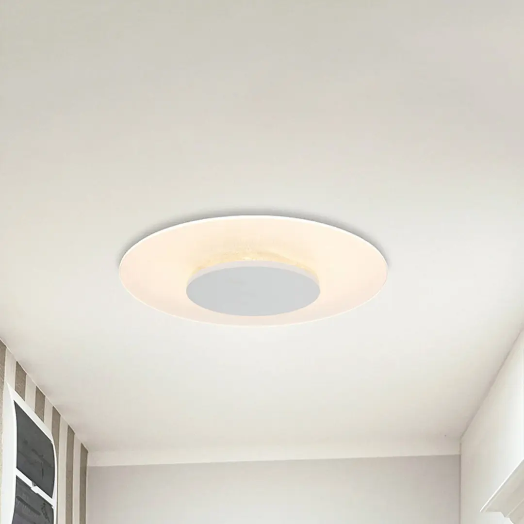 Steinhauer LED-Deckenleuchte Lido, weiß, Ø 36cm