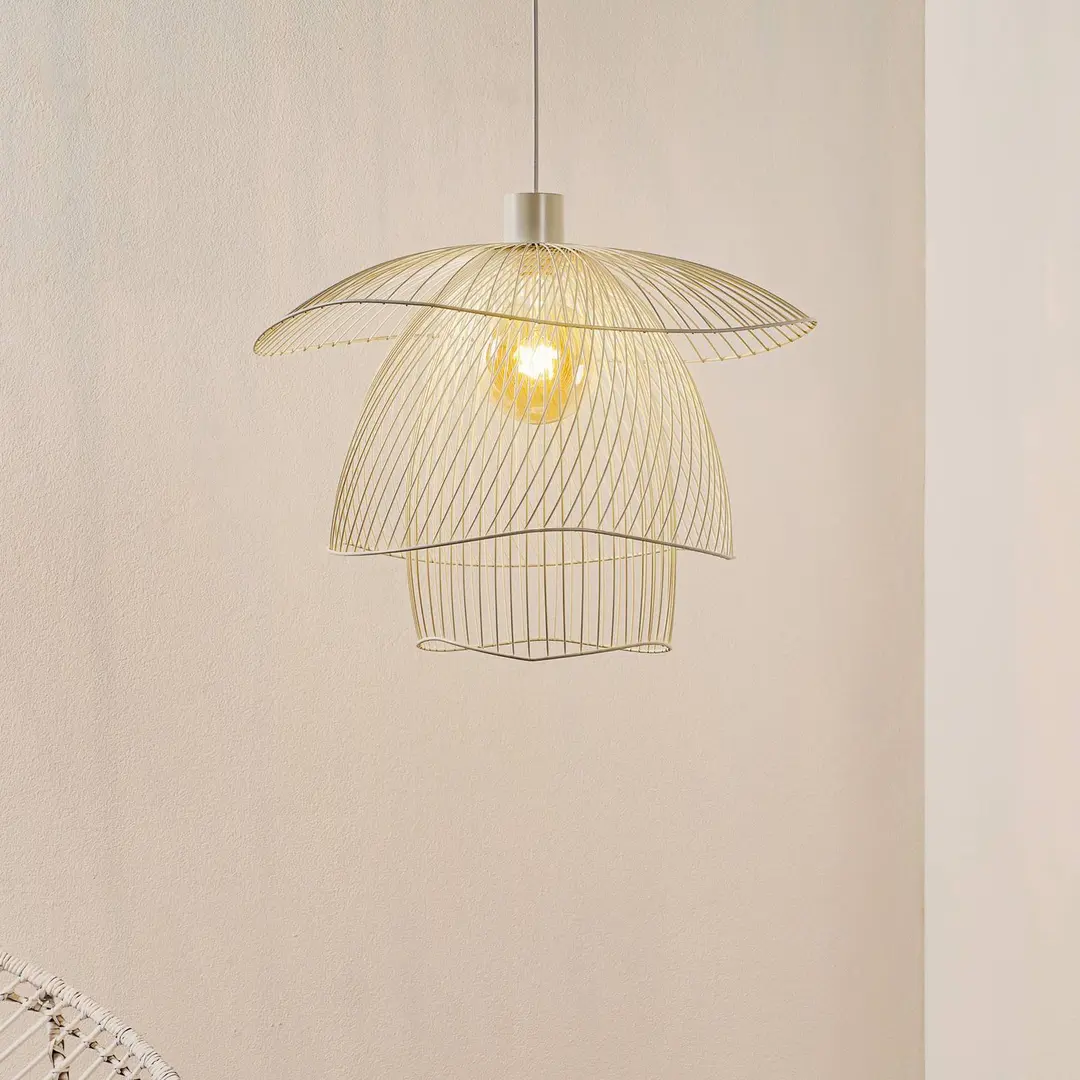 Forestier Papillon S Pendelleuchte 56 cm weiß