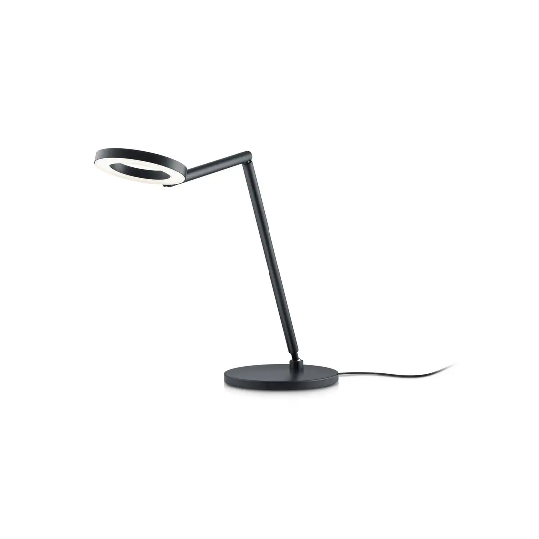 Knapstein LED-Tischleuchte Tessa-T, schwarz, CCT, Gestensteuerung