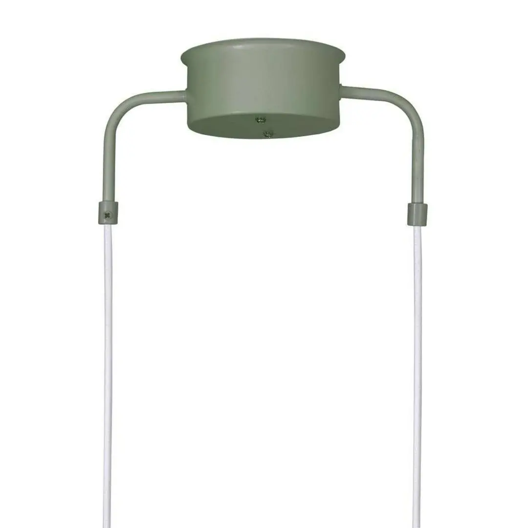 Globen Lighting Hängelampe CURVE 3, grün, 3-flg., 95 cm