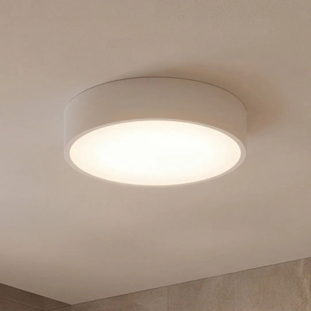 TEMAR LIGHTING Deckenleuchte Cleo 300, IP54, Ø 30 cm weiß