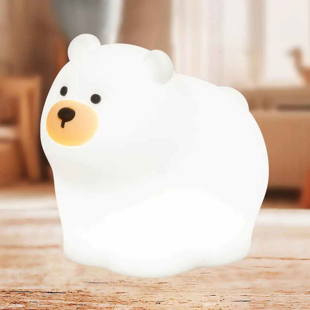 FH Lighting LED-Akkulampe Knut, weiß, Länge 12 cm, Silikon