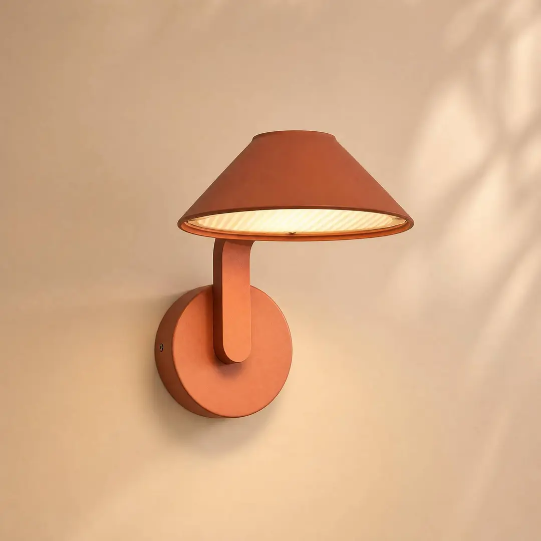 Lindby LED-Außenwandlampe Capelo, tonfarben, Ø 20 cm, IP65