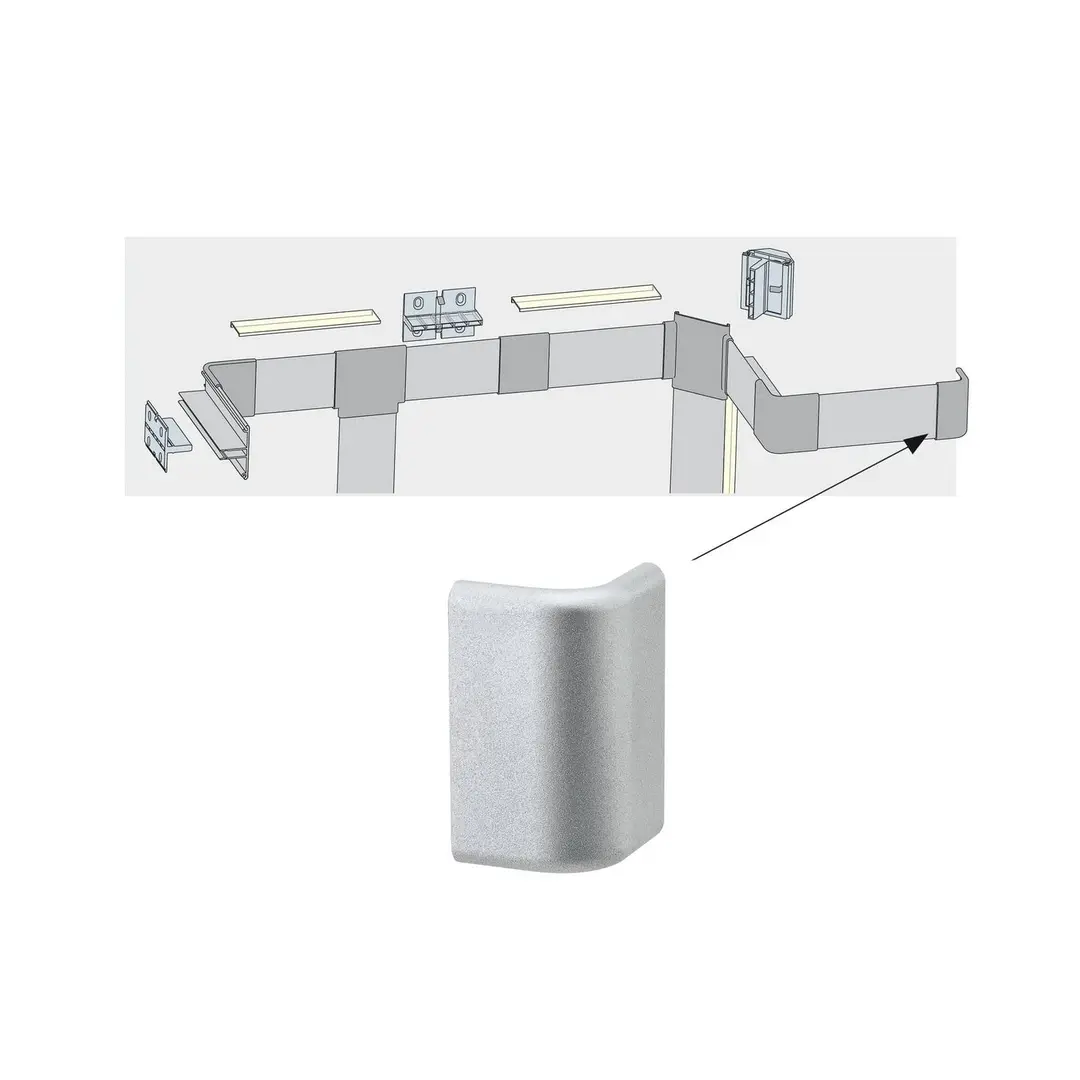Paulmann Duo Profil Endkappe 2er für LED-Stripes