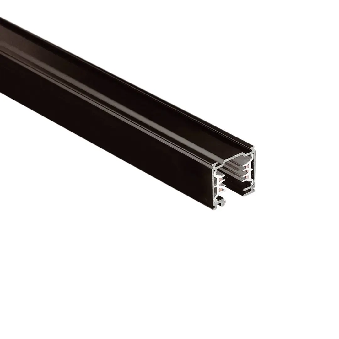 Ivela 3-Phasen-Stromschiene LKM QUADRO DALI, schwarz, 100 cm
