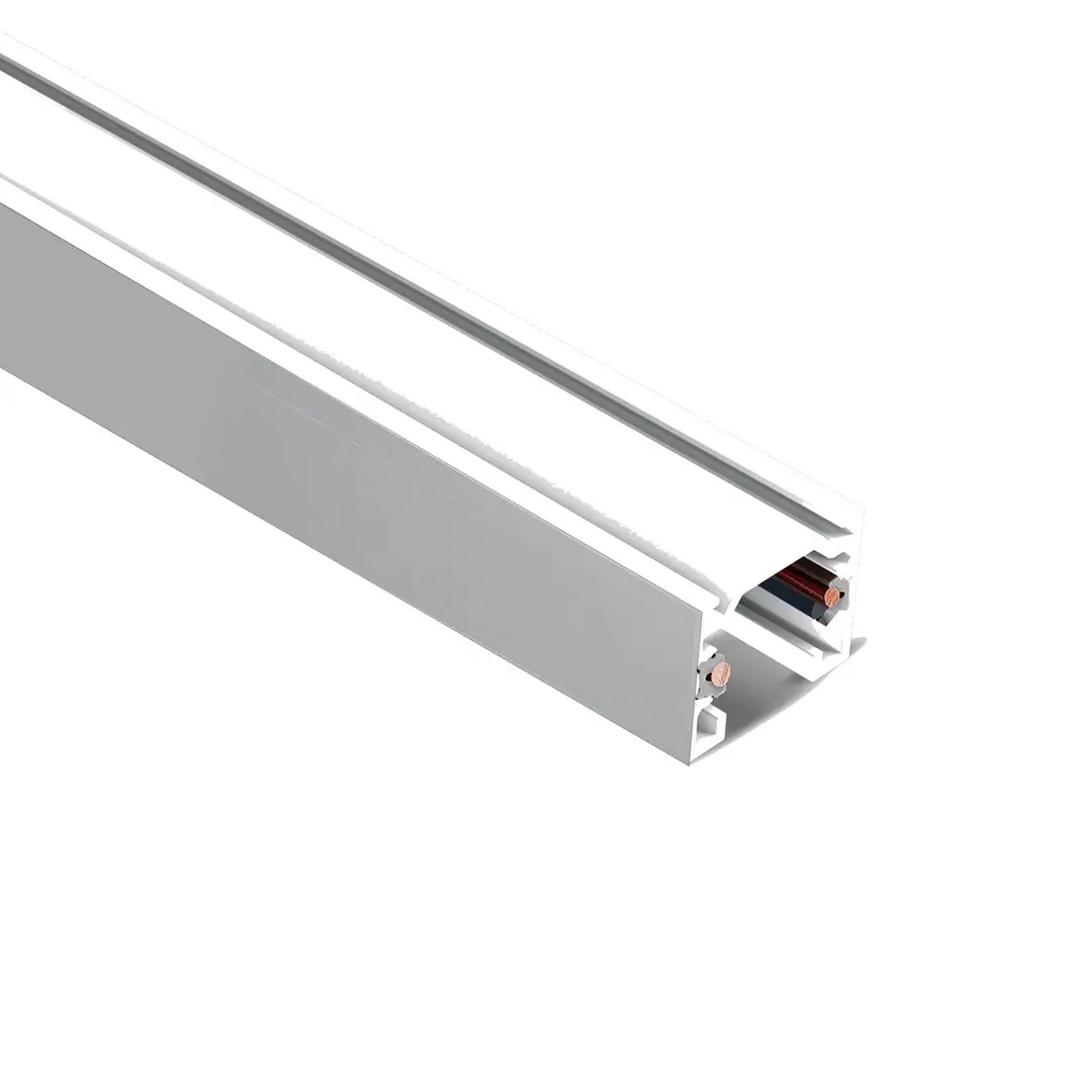 Ivela Stromschiene SQUARE 48 W, weiß, Länge 100 cm, Metall