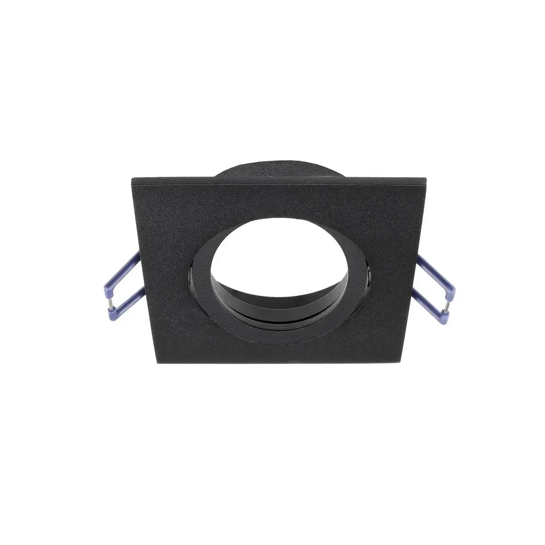 Deko-Light Deckeneinbauleuchte Samsola, schwarz, 9 x 9 cm, Metall
