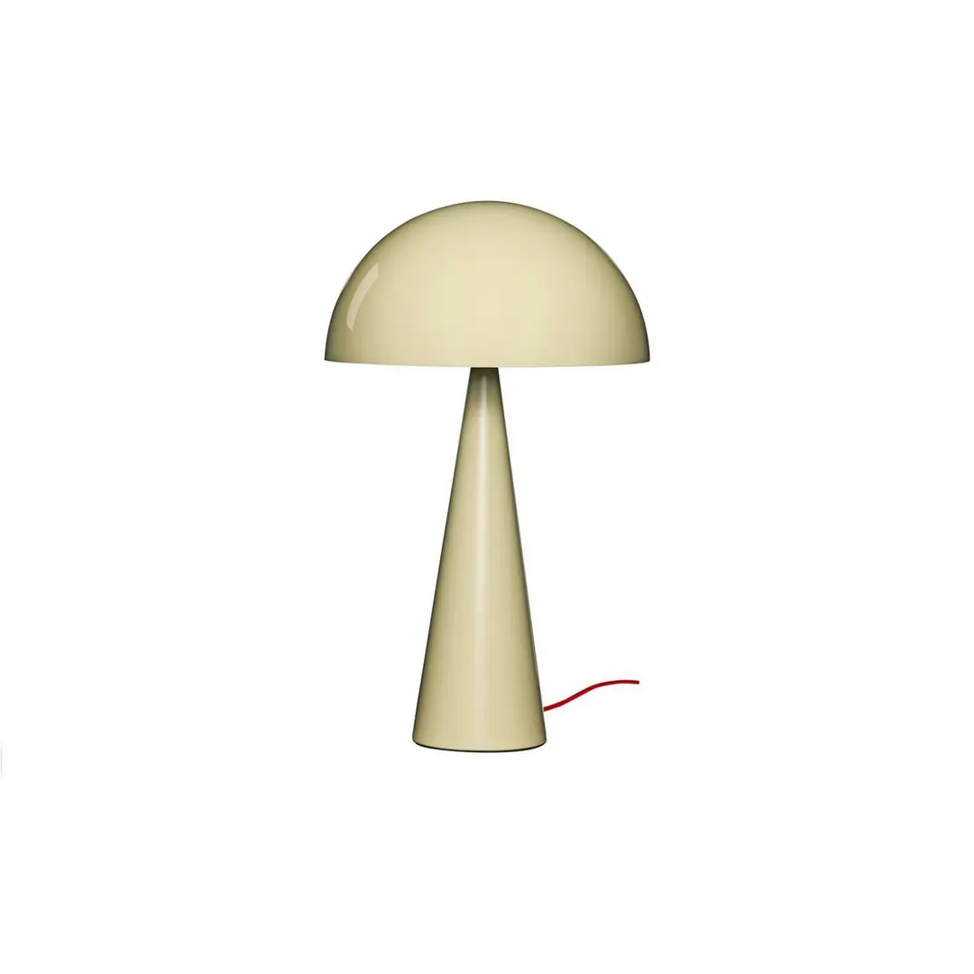 HÜBSCH Tischlampe Mush, sand, Metall, Höhe 50 cm