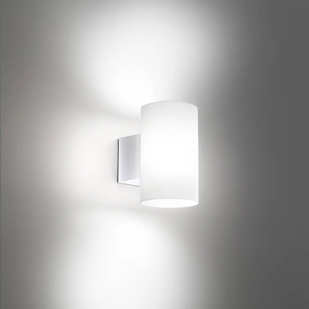 Ailati LED-Außenwandleuchte Bianca, weiß, Kunststoff