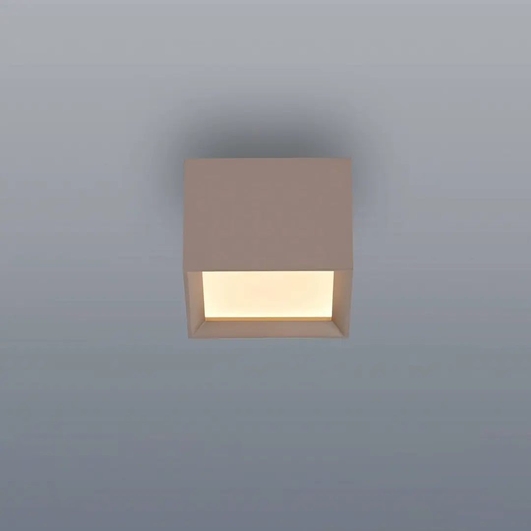 Pure LED-Deckenlampe PURE Manhatten, bronce, 1-flg., CCT