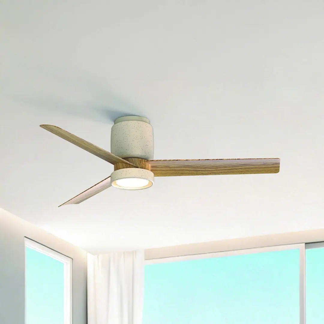 Mantra Iluminación LED-Deckenventilator Ceramica M, weiß, DC, leise, CCT