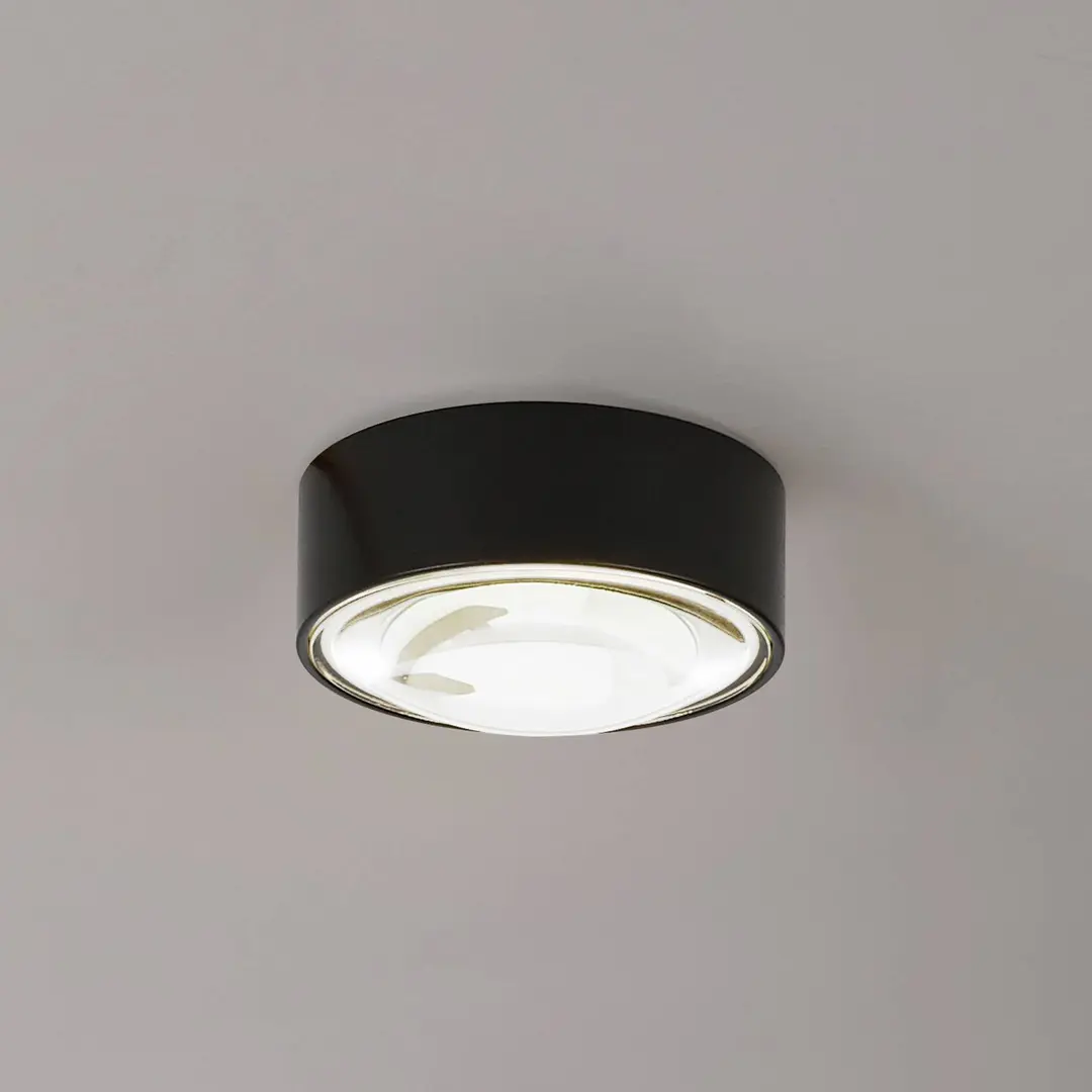 Lindby LED-Downlight Siaka, schwarz, Metall, Ø 5 cm, IP65
