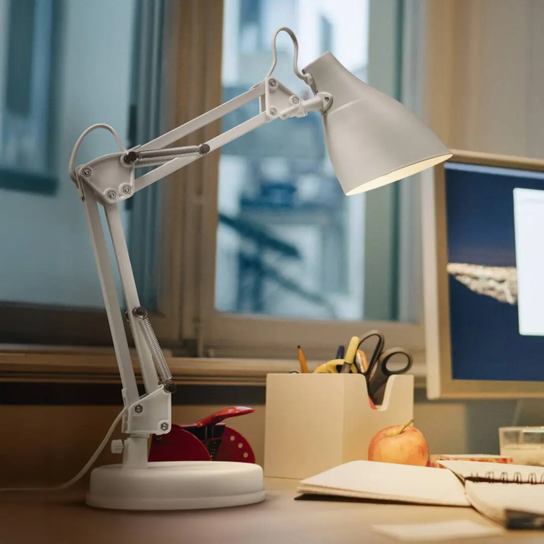 OSRAM Tischleuchte Office Line Desk Pear, weiß, E27