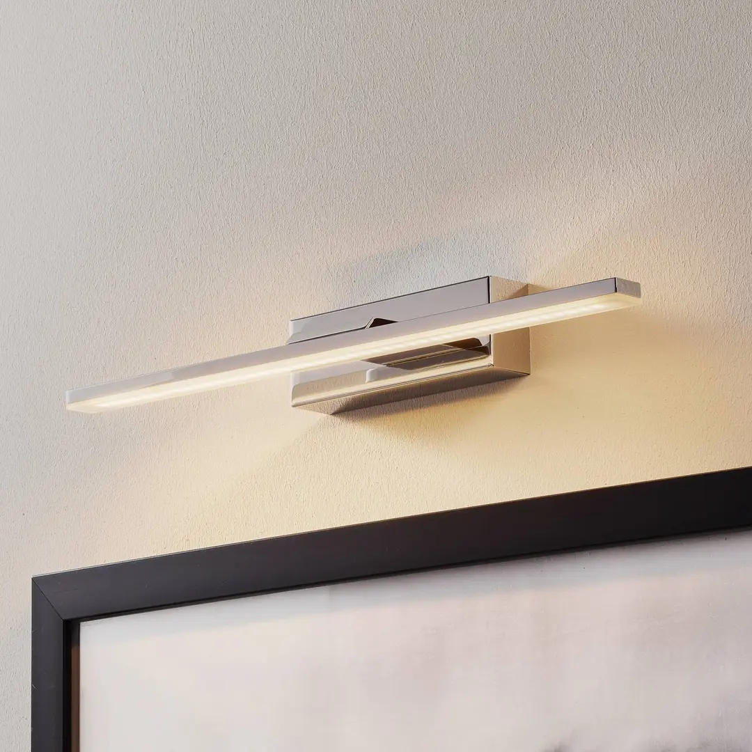 MCJ LED-Wandleuchte Miroir 40 cm chrom 3000K