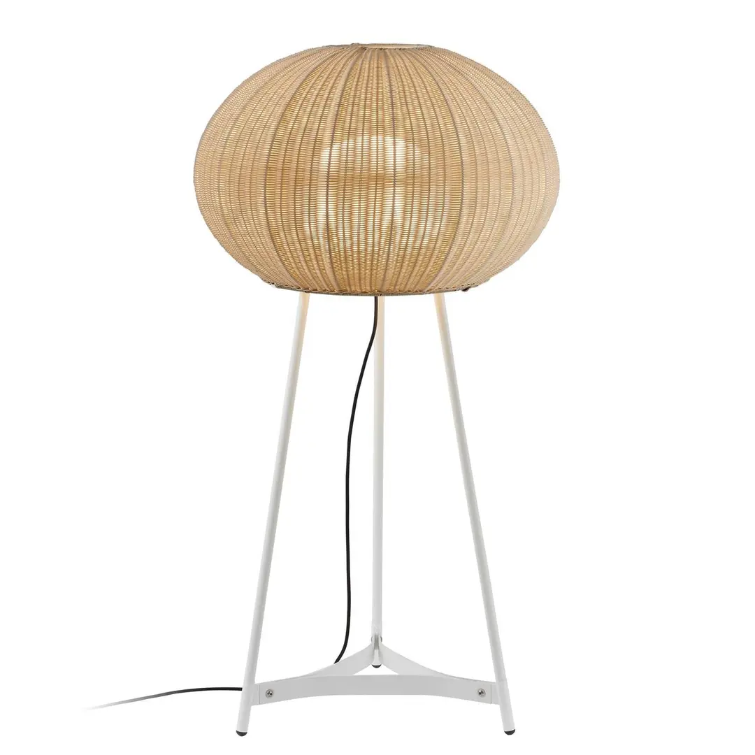 Bover Stehlampe Garota, weiß/elfenbeinfarben, Höhe 133 cm