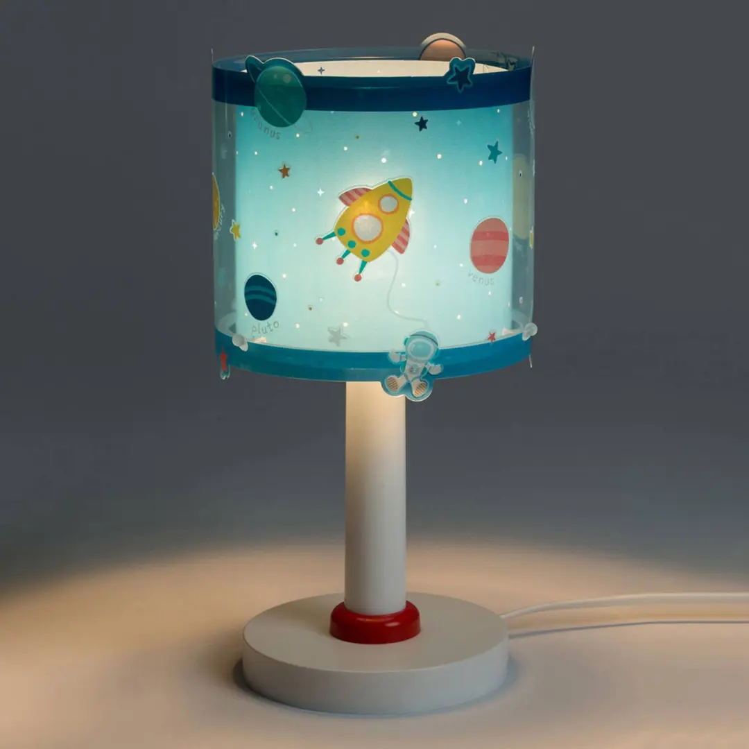 Dalber Kinder-Tischlampe Planets, G4, Ø 15 cm