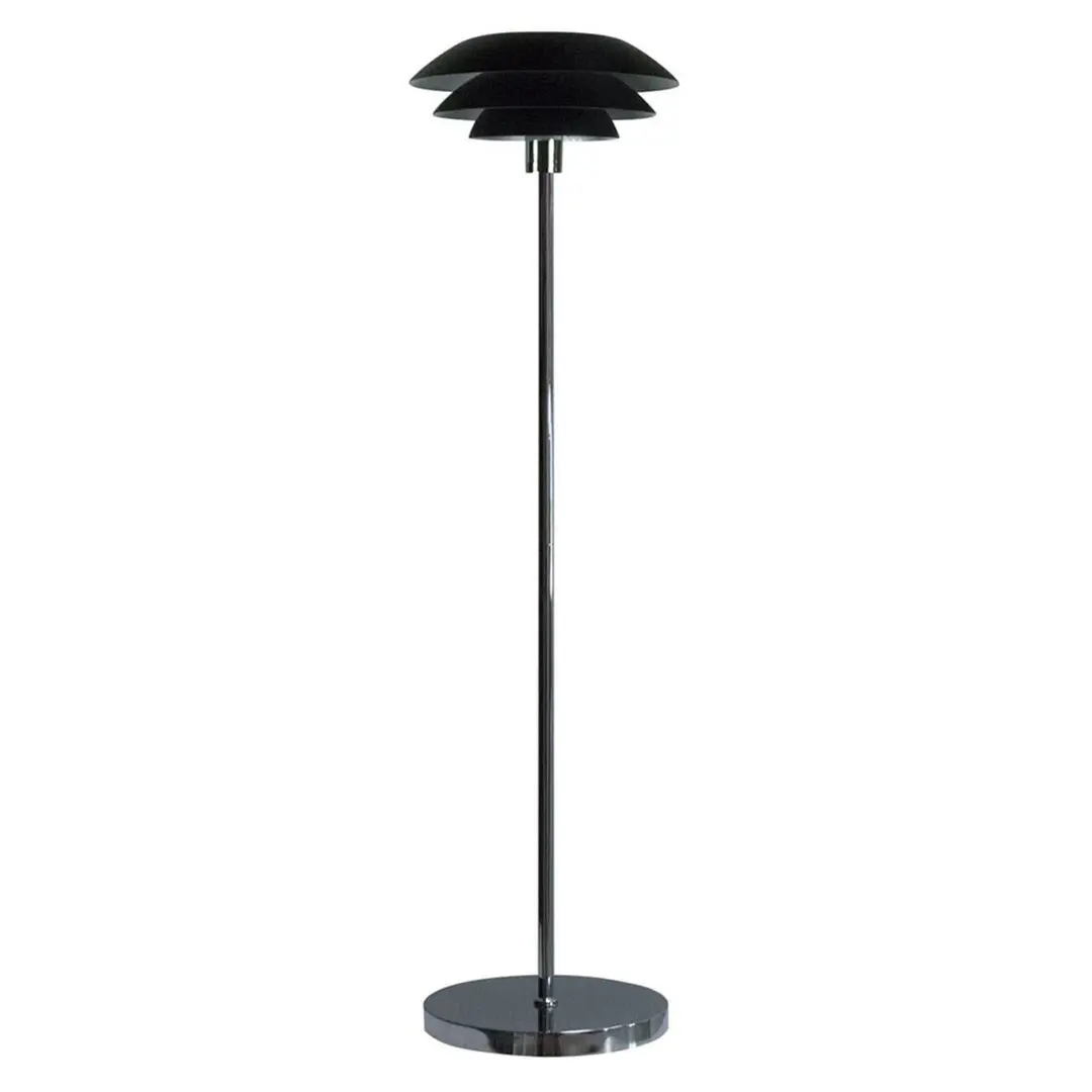 Dyberg Larsen DL31 Stehlampe Metall Ø 31cm schwarz