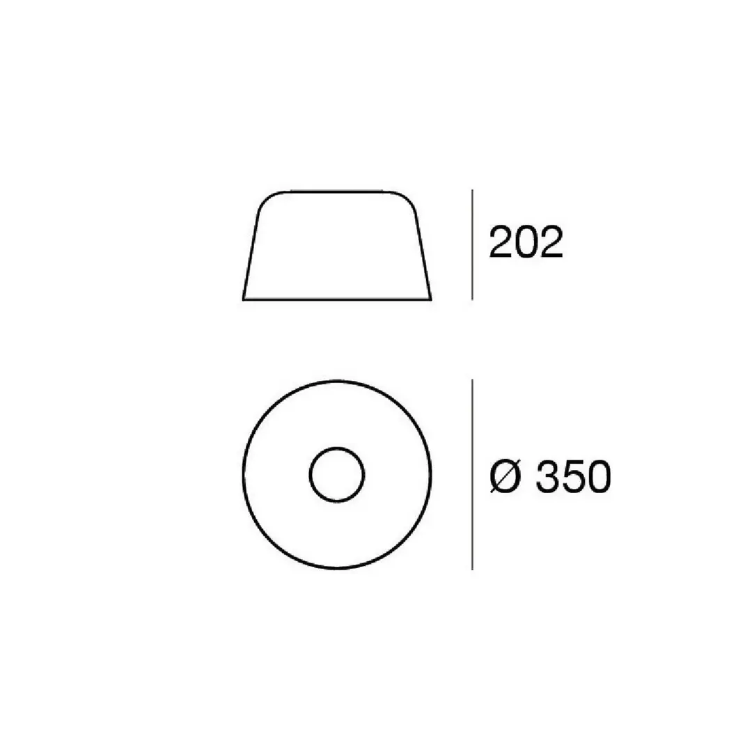 Linea Light LED-Deckenleuchte Delfi_S, weiß, Ø 35 cm, Metall