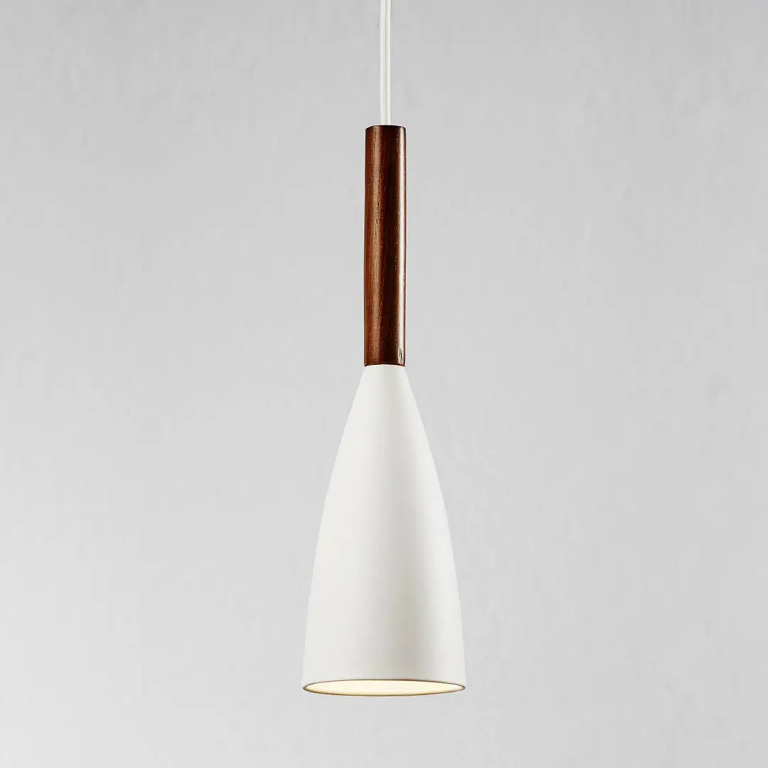 DFTP by Nordlux Hängeleuchte Pure mit Holzelement, weiß