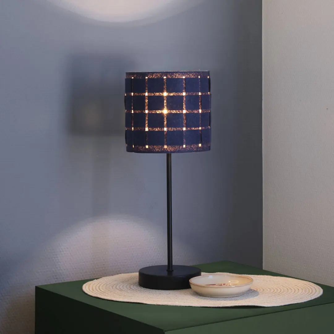 OSRAM Tischlampe Decor Felt Weaving Stand, grau, Filz, E14