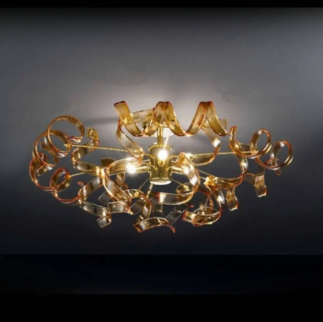 Metallux Deckenleuchte Amber 60 cm Ø