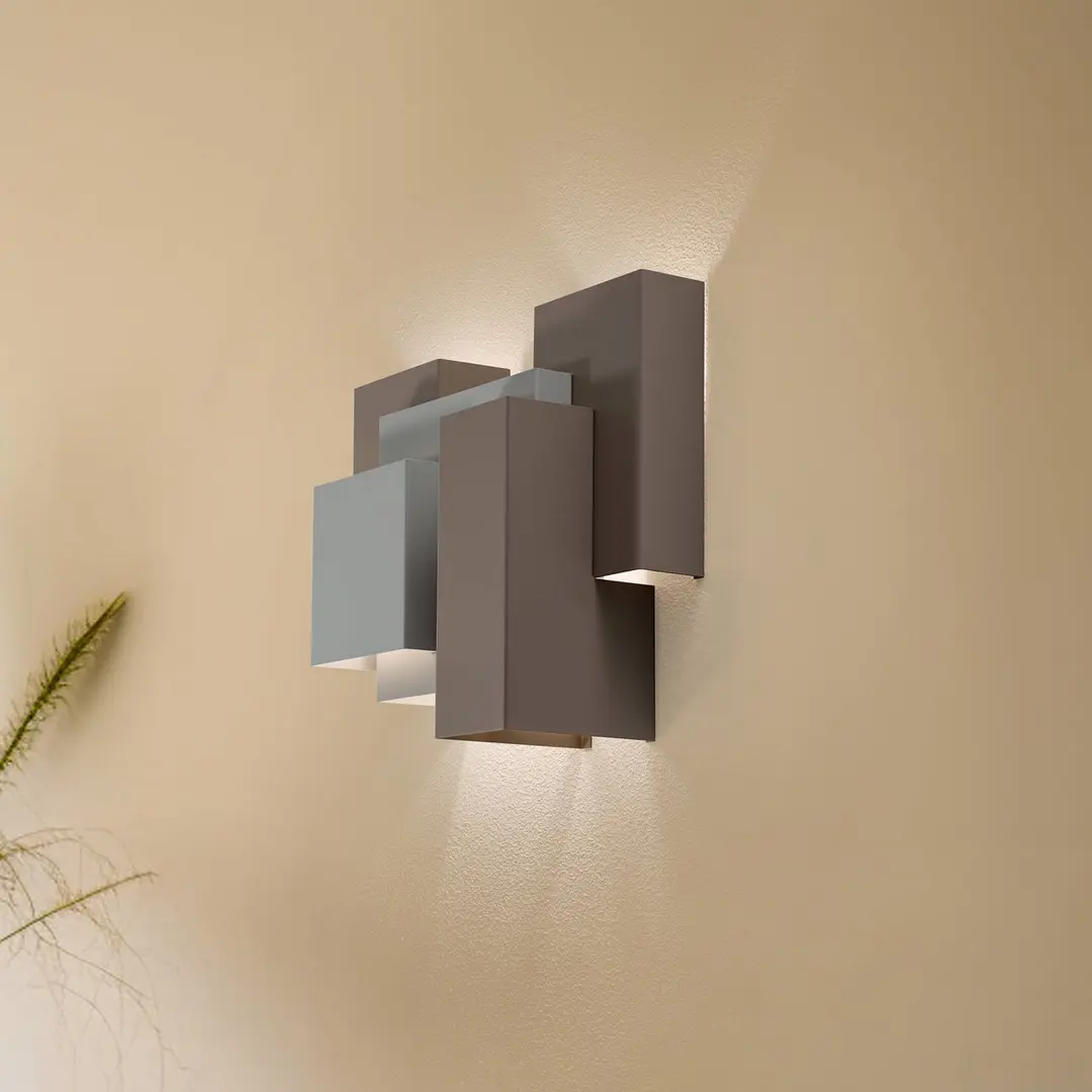 Luminex Wandleuchte Wall, beige, 5 x G9, Stahl