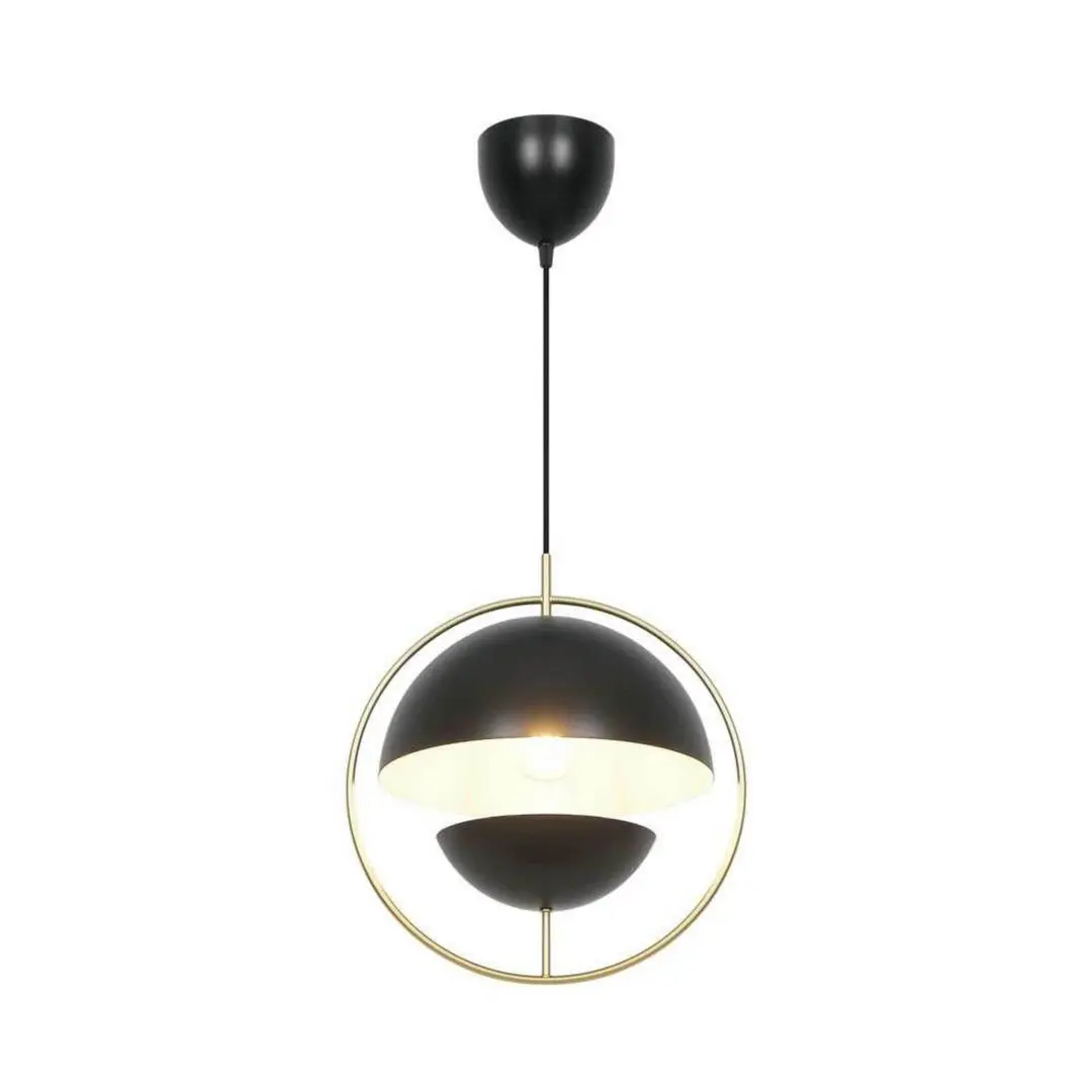 Nordlux Pendelleuchte Tavia, schwarz, Ø 33 cm, Metall