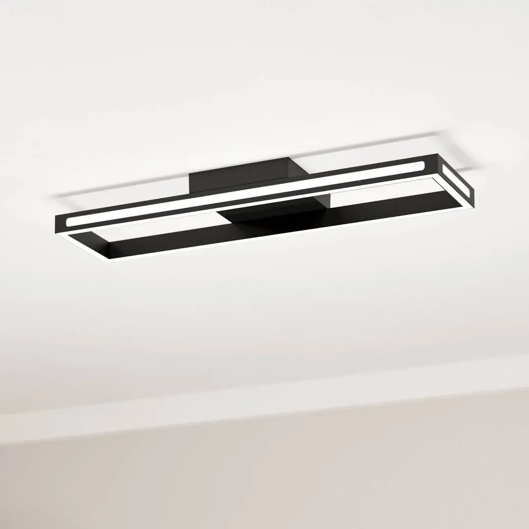 EGLO connect LED-Deckenleuchte Savilanas-Z, CCT, schwarz