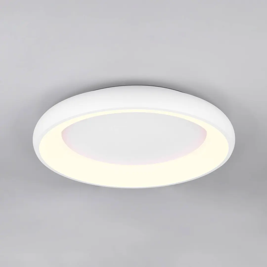 Trio Lighting LED-Deckenlampe Cardona, Ø 62 cm, weiß matt, Metall, CCT