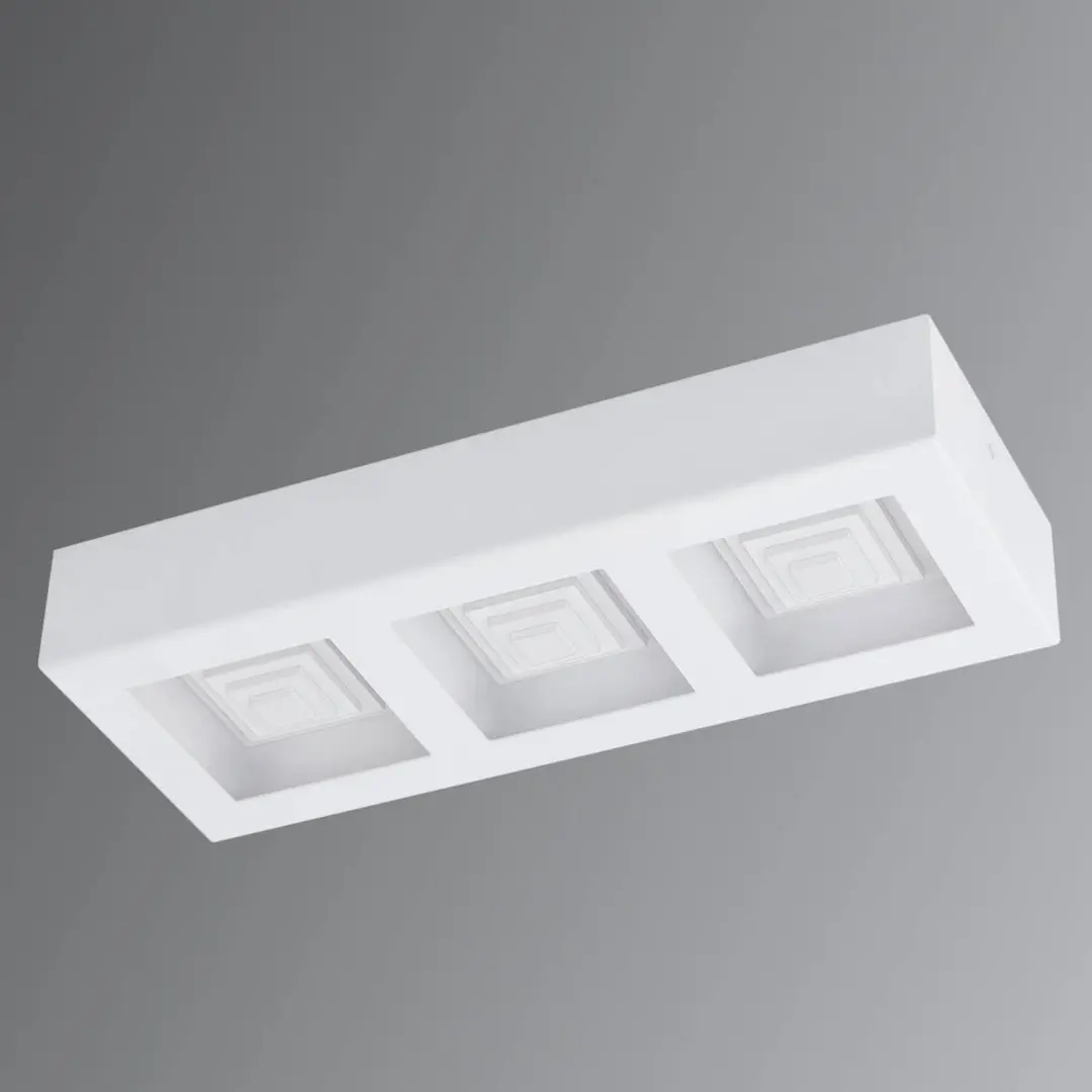 EGLO Ferreros - dreiflammige LED-Deckenlampe in Weiß