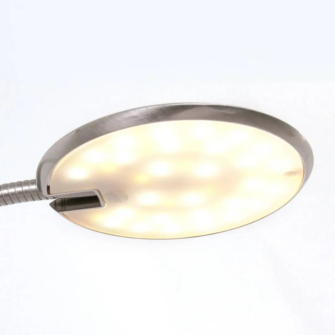 Steinhauer Zenith - LED-Tischlampe mit Dimmer, stahl