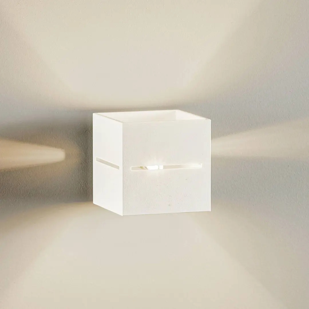SOLLUX LIGHTING Wandleuchte Top up/down, weißer Korpus