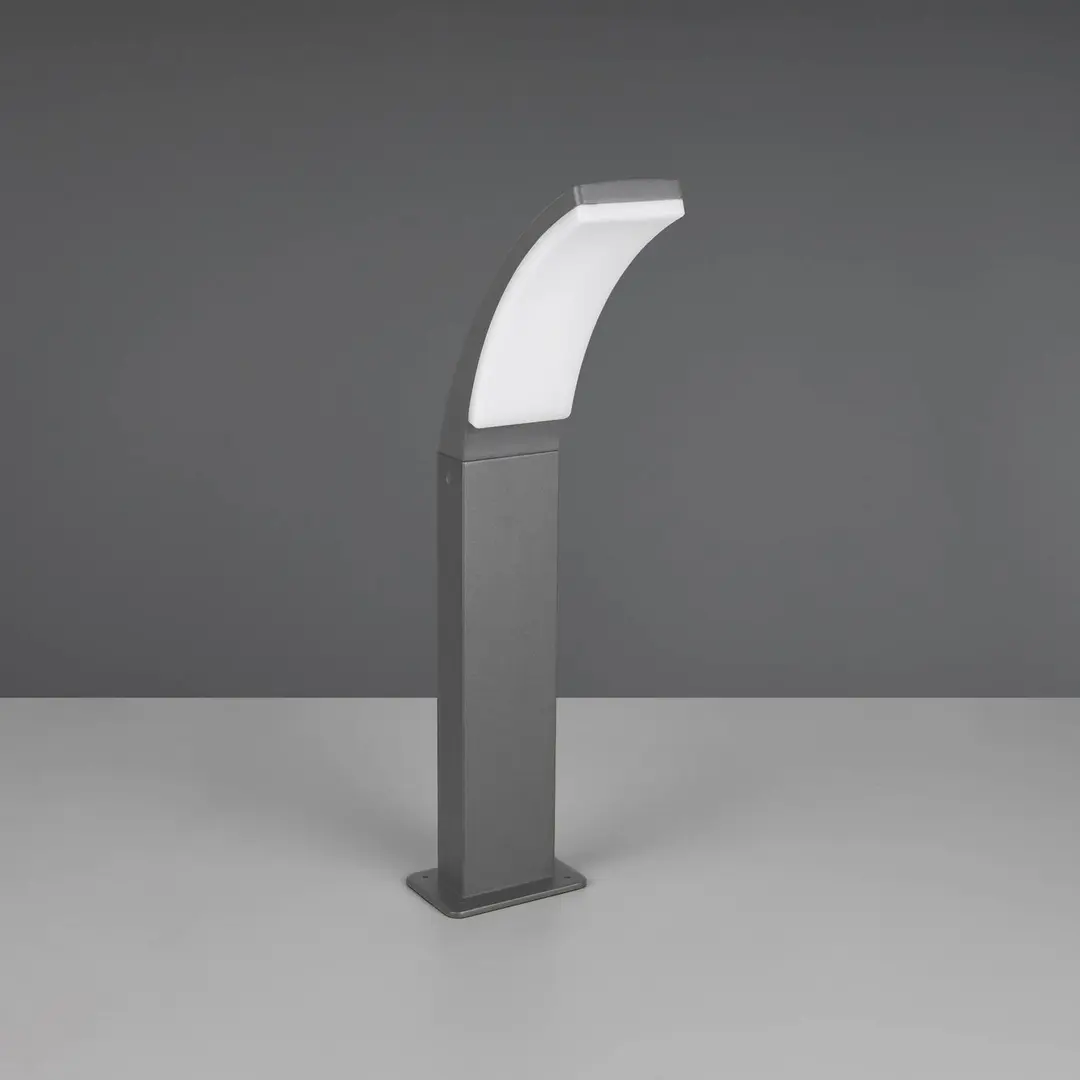 Reality Leuchten LED-Wegeleuchte Beja, anthrazit, Aluminium, Höhe 60 cm