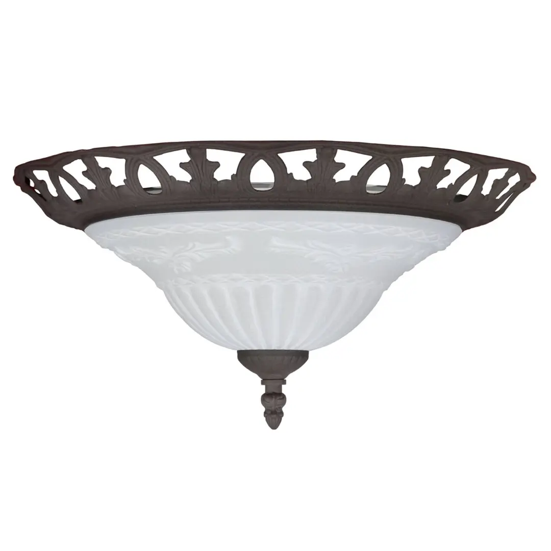 Trio Lighting Deckenleuchte Rust in antikem Design