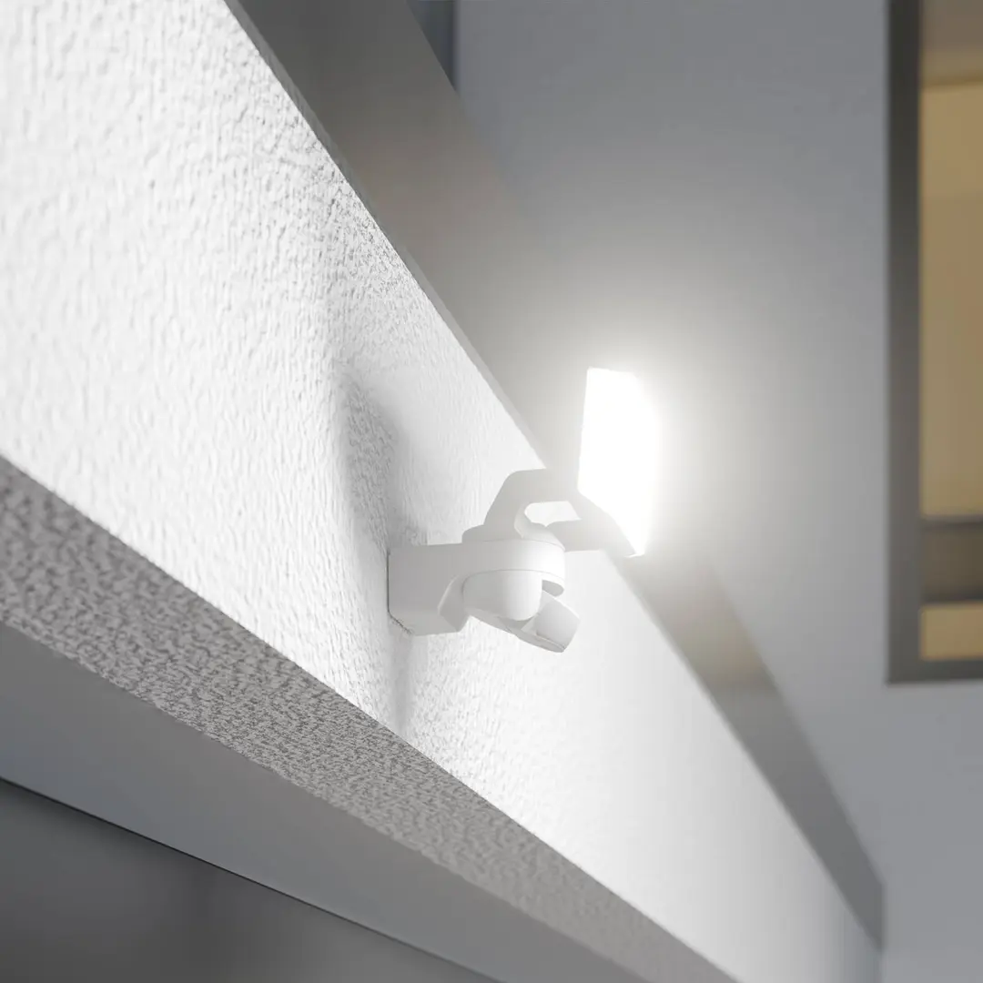 STEINEL LED-Außenwandstrahler XLED Protect S, Sensor, weiß