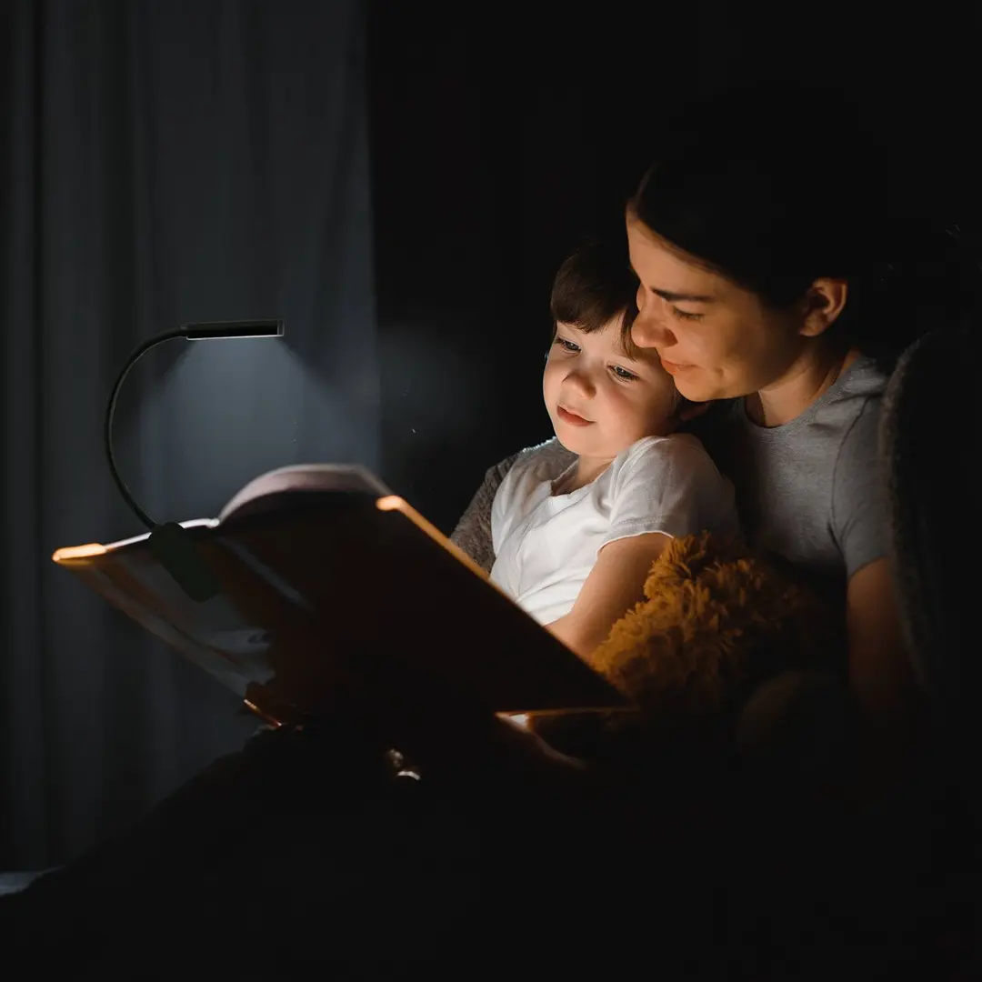 Briloner LED-Akku-Klemmleuchte Taru, schwarz, CCT, Touchdimmer