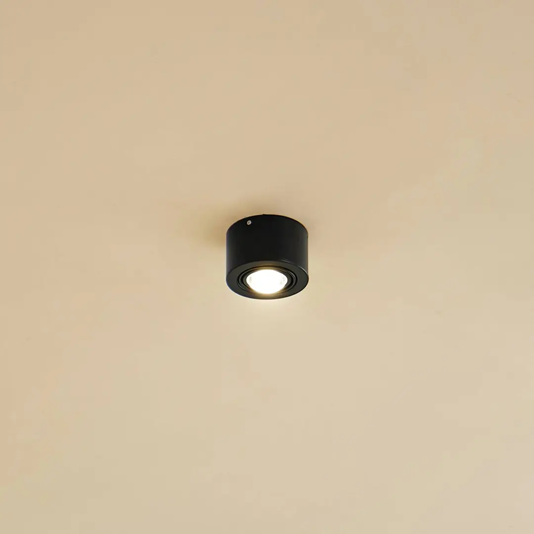 Lindby Downlight Jyla, 1-flammig, schwarz matt, GX53