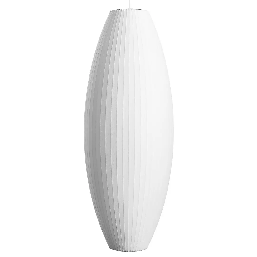 HAY Pendellampe Nelson Cigar Bubble XL, Ø 47,5 cm, weiß