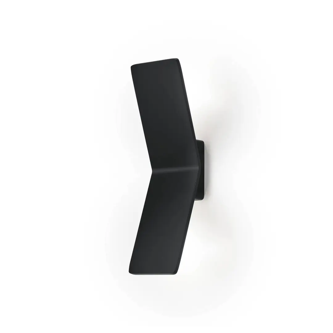 Knapstein LED-Wandleuchte Ada, schwarz, Aluminium, 2-flammig