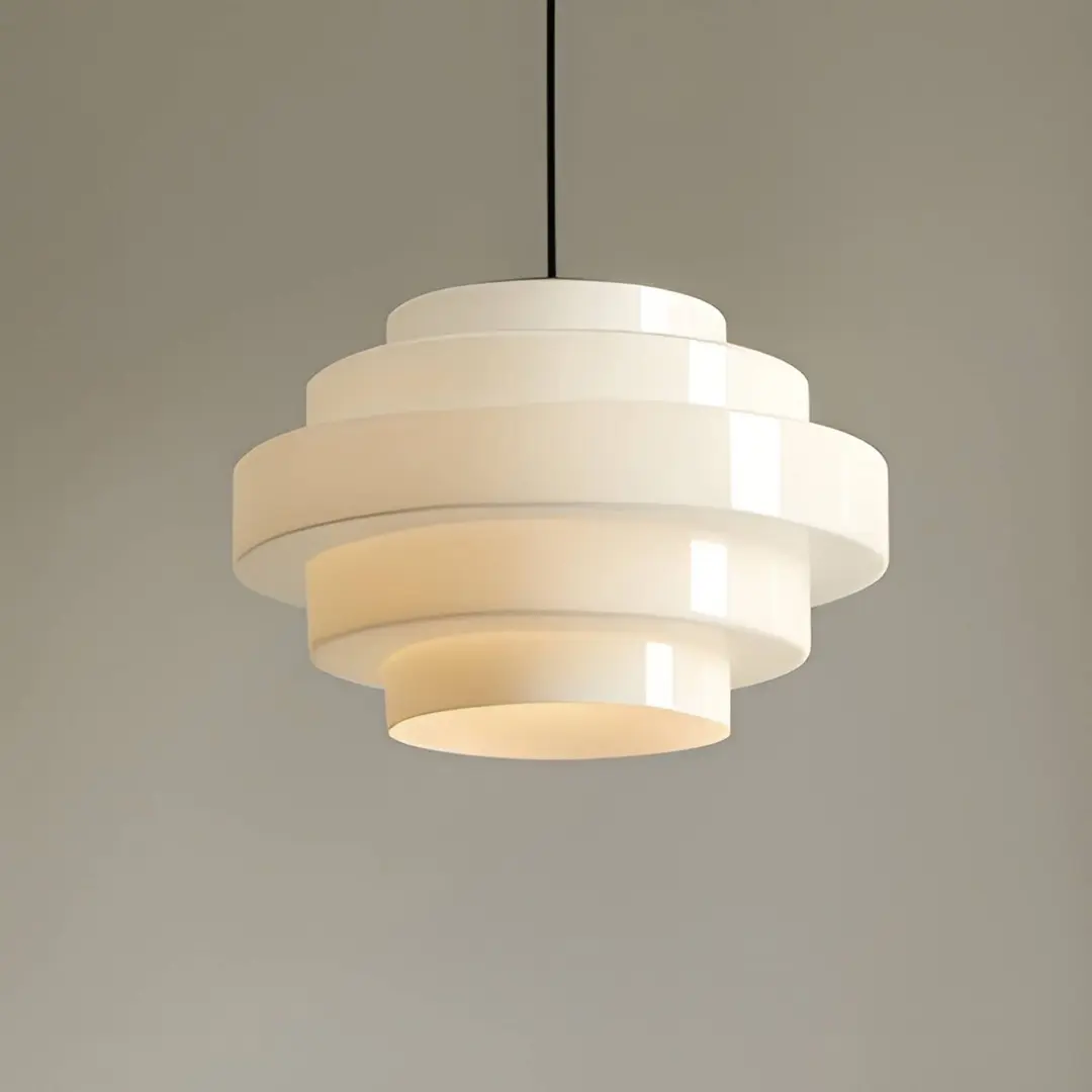 ALDEX Hängeleuchte Filo, weiß, Ø 28 cm, Glas