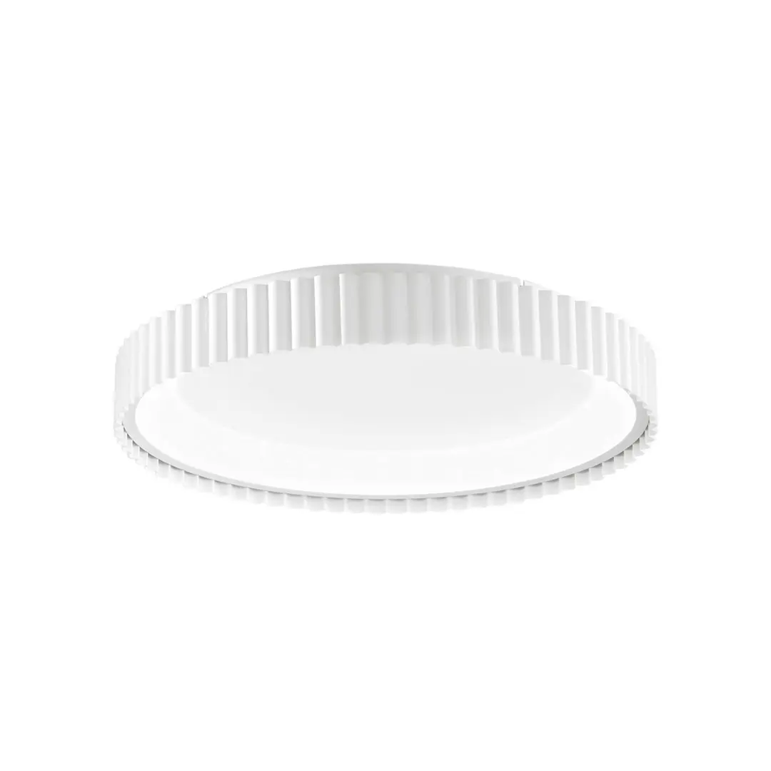 Luce Ambiente Design LED-Deckenlampe Niike, weiß, Ø 40 cm, Metall, CCT